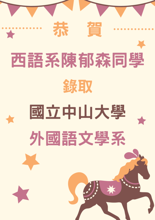 2025西語系研究所金榜圖片